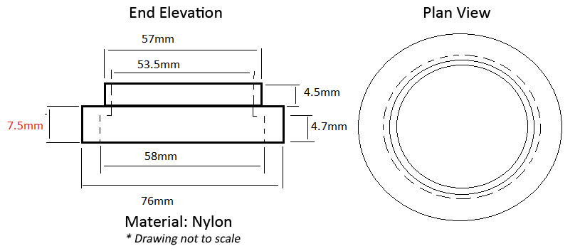 Spring Packer Diagram for 7.5mm