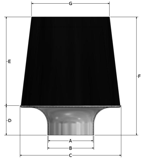 JC60 ITG Cone Filter Diagram