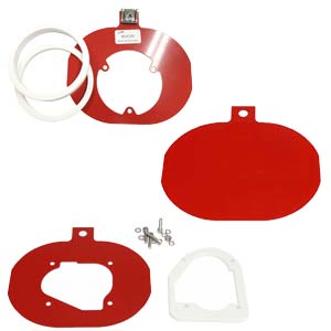 JC20 ITG Megaflow Air Filter - Single Carburettor - Base Plate