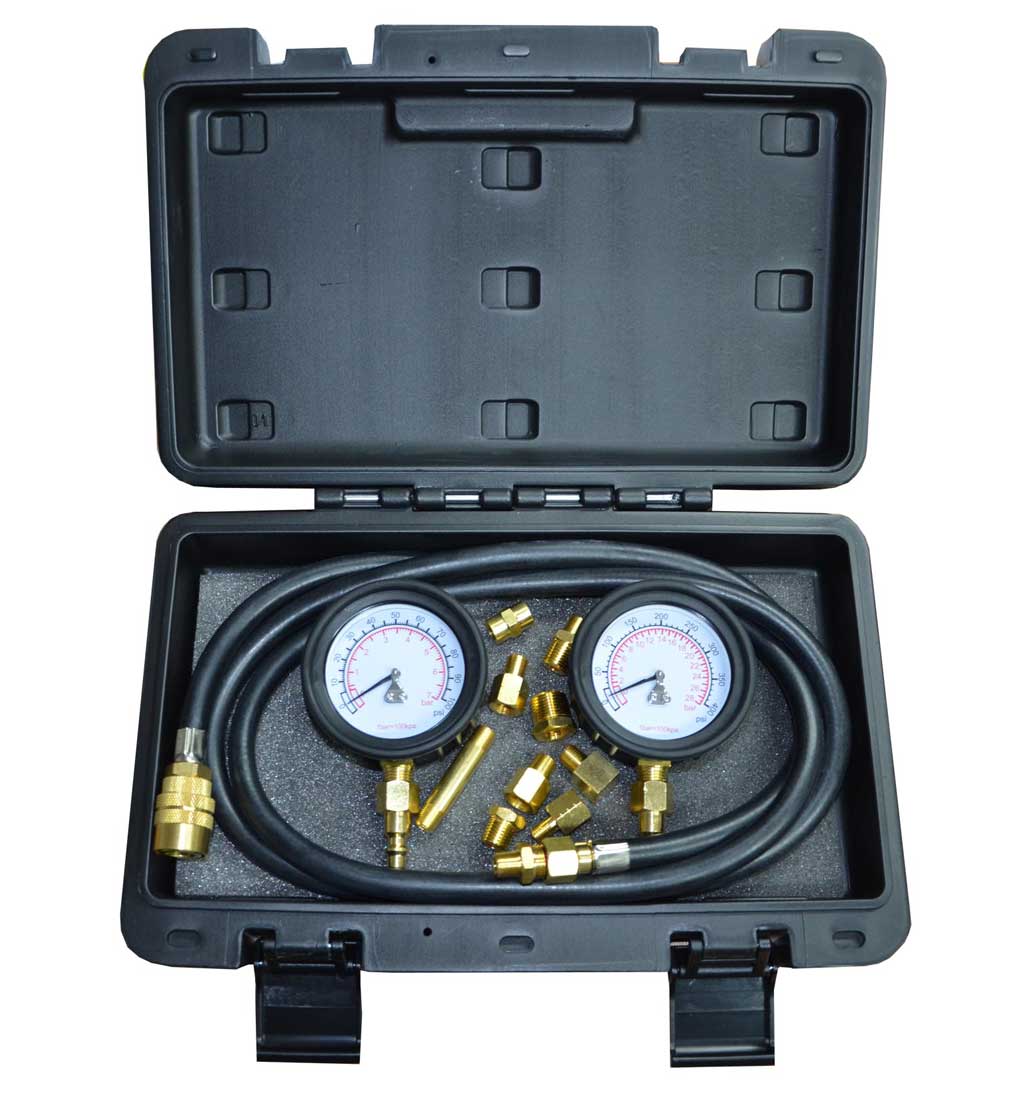 STR 2.5&quot; Twin Engine Oil Pressure Tester (Low &amp; High Pressure)