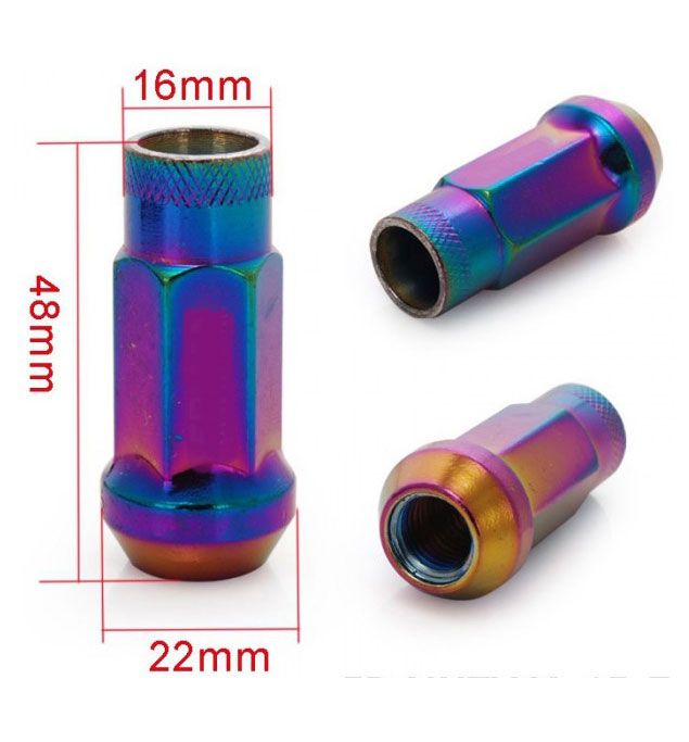 Extended Open End Wheel Tuner Lug Nut - M12x1.25mm