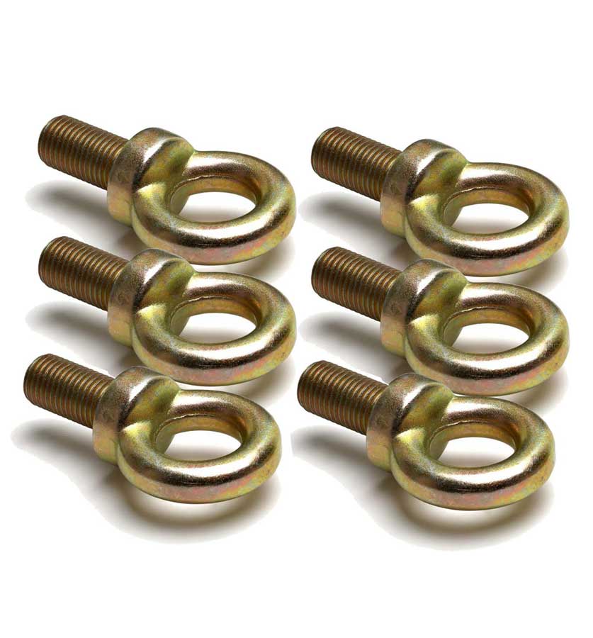 FIA Harness Eye Bolt 23mm for snap hook attachment 6 Pack