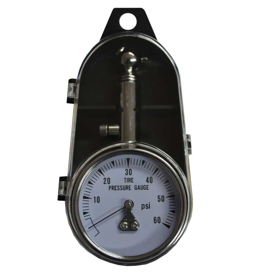 STR Analogue Tyre Pressure Gauge 2" | 0-60 PSI