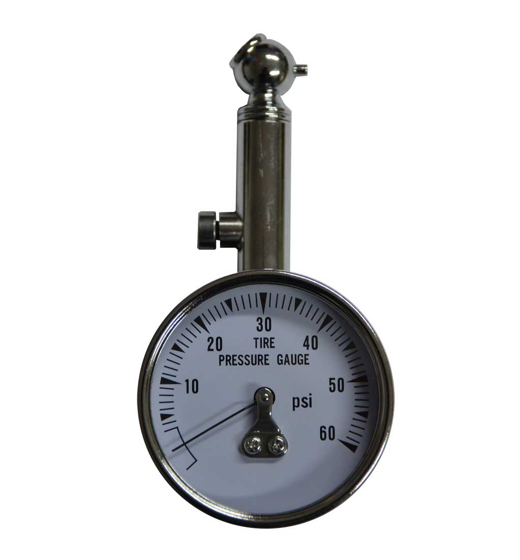 STR Analogue Tyre Pressure Gauge 2" | 0-60 PSI