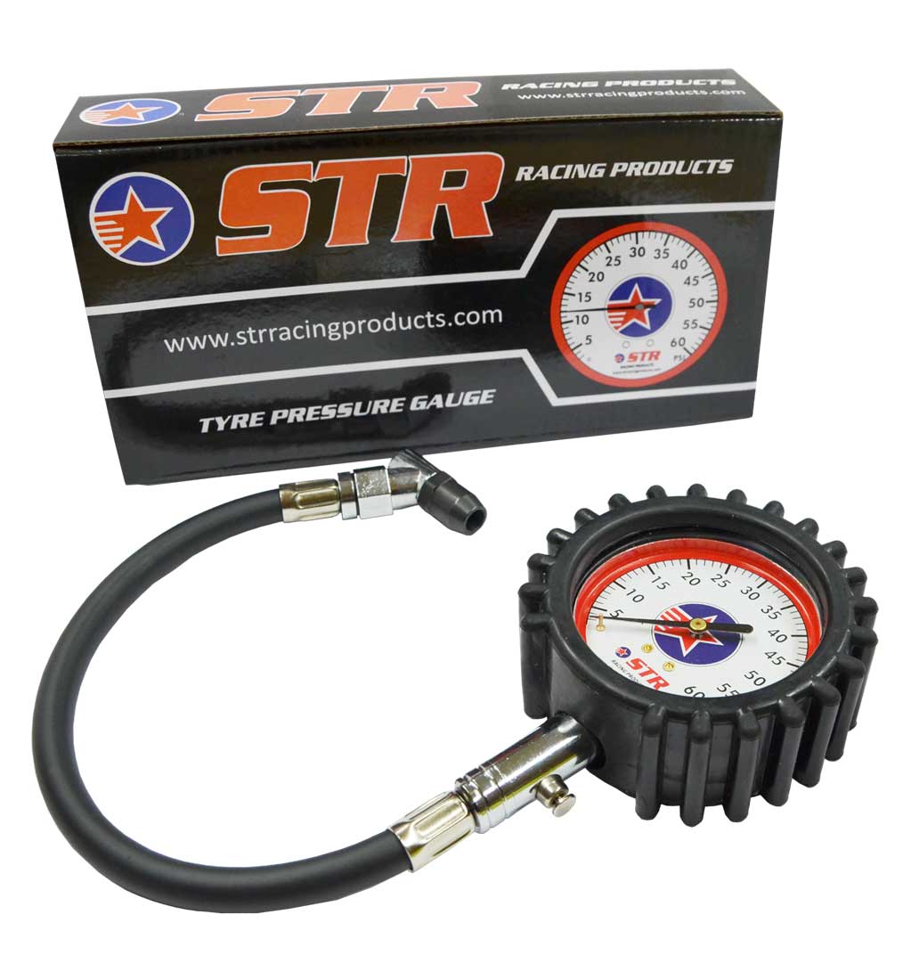 STR Needle Tyre Pressure Gauge 3" |  0-60 PSI