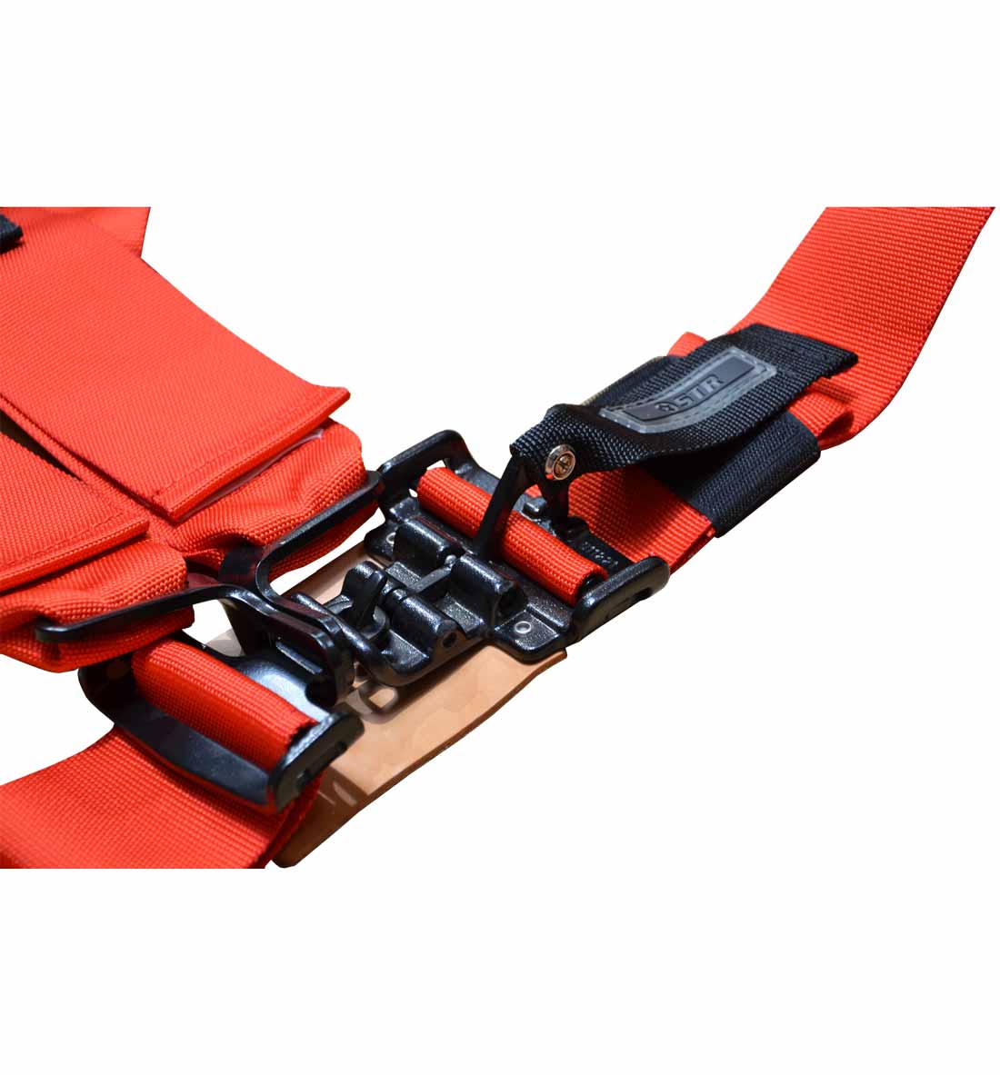 STR 4-Point NASCAR Latch Race Harness - Red