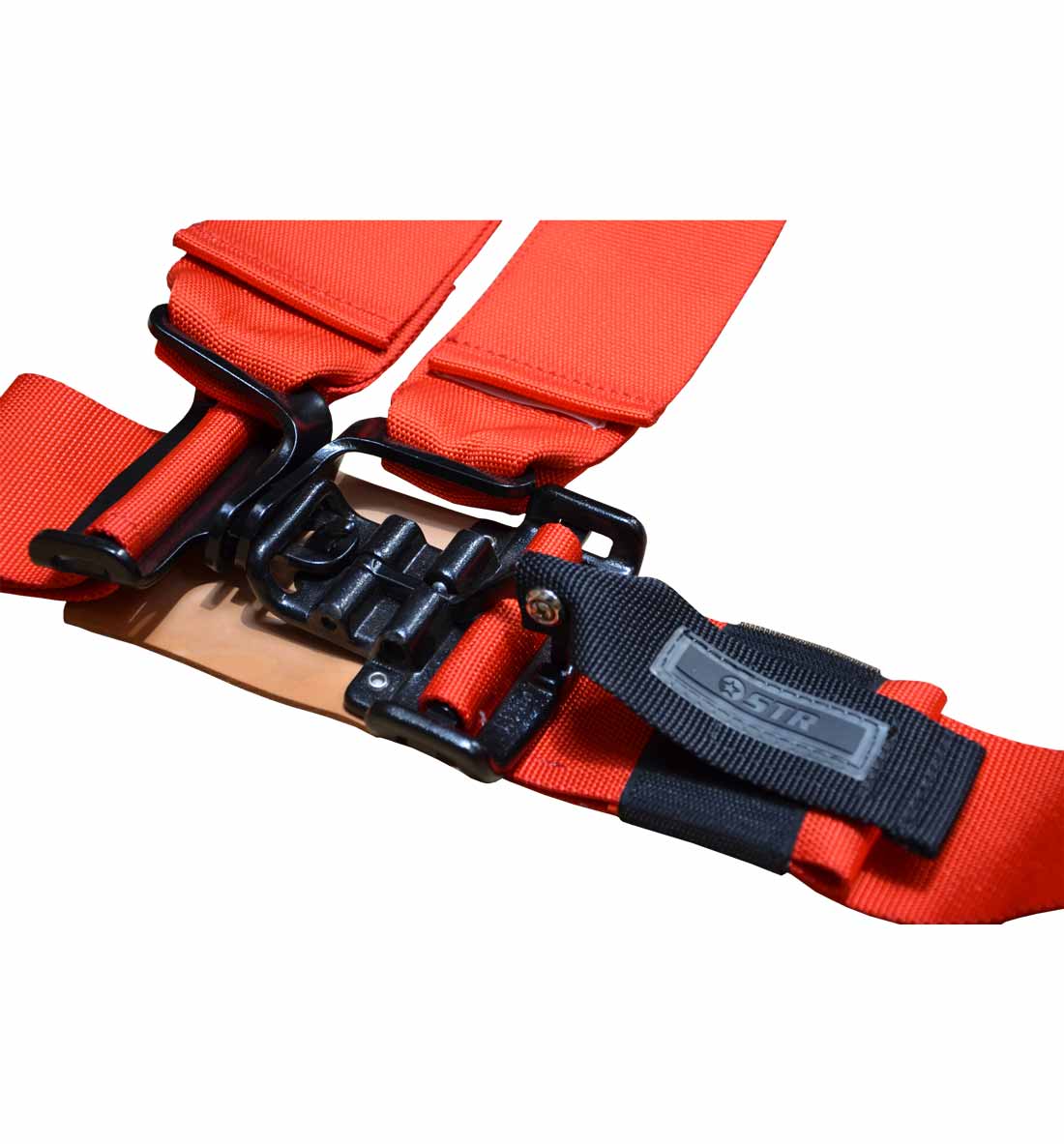 STR 4-Point NASCAR Latch Race Harness - Red