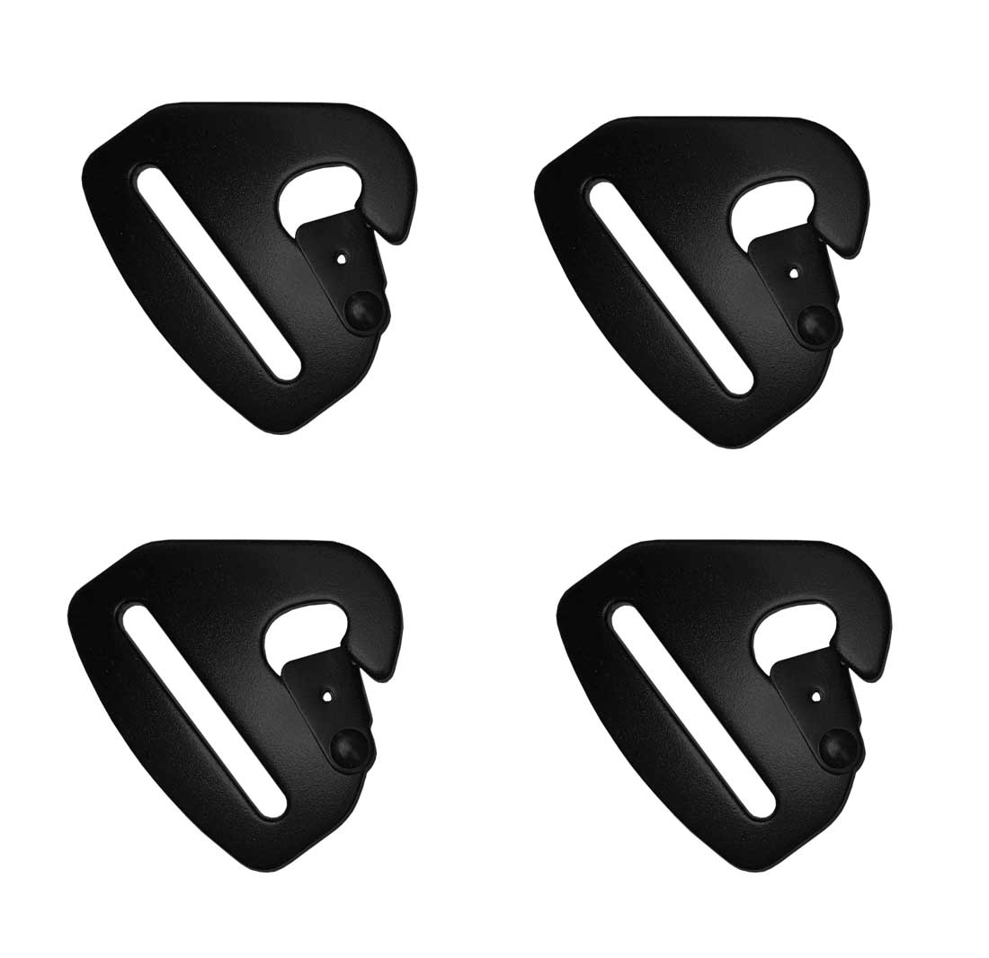 STR Snap Hook Harness Connection - 2" Black