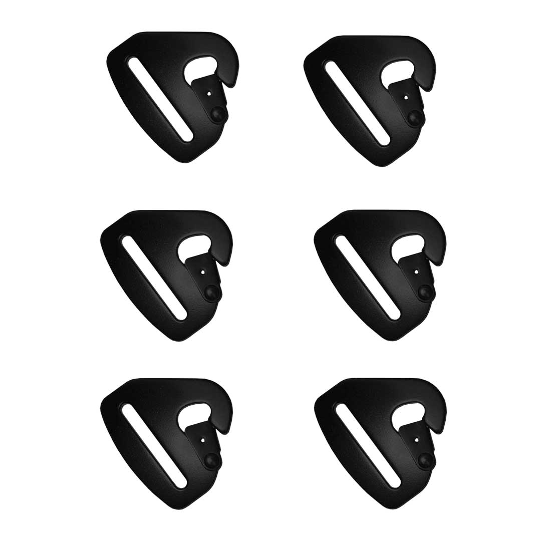 STR Snap Hook Harness Connection - 2" Black