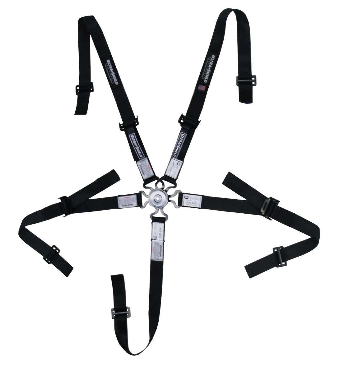 Ultra Shield Junior 2" Cam Lock Harness - Black