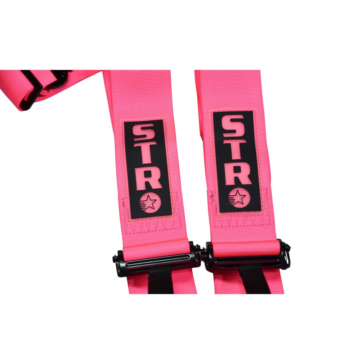 STR 5-Point NASCAR Latch Race Harness - Fluo Pink