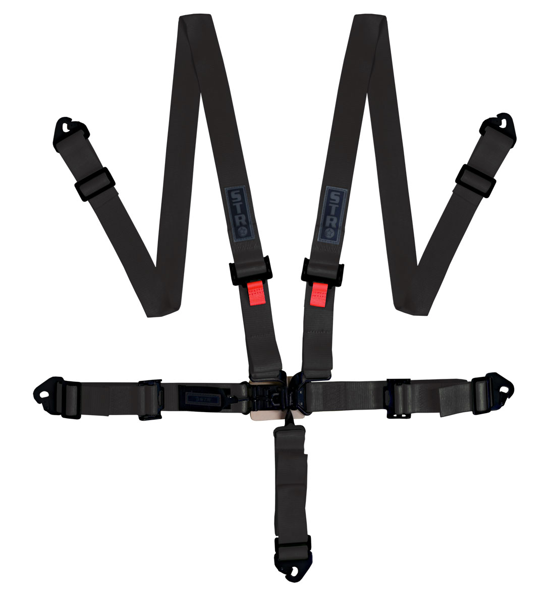 STR Ninja 2" Wide 5-Point Race Harness - Black