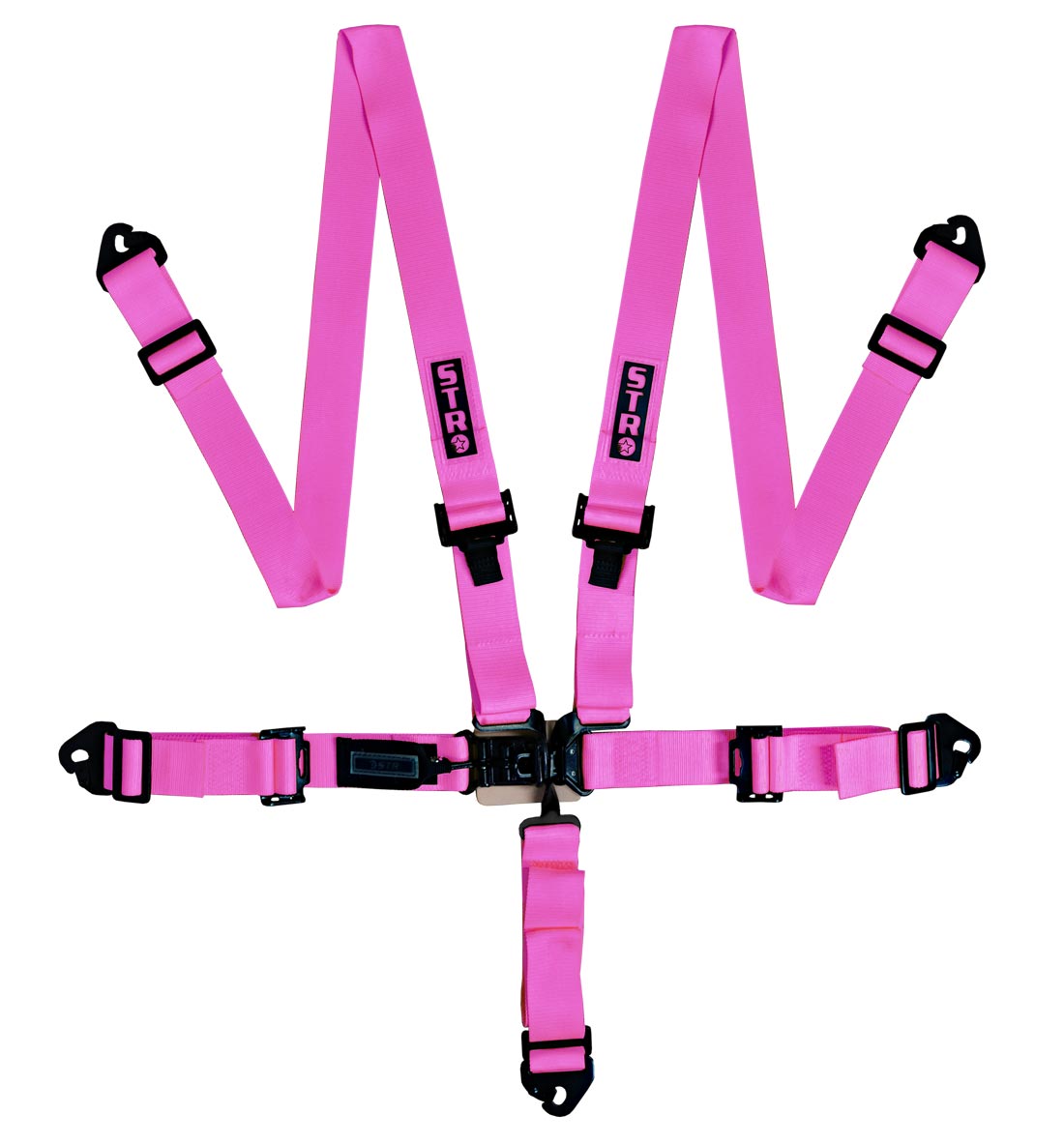 STR Ninja 2" Wide 5-Point Race Harness - Pink