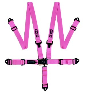 STR Ninja 2&quot; Wide 5-Point Race Harness - Pink