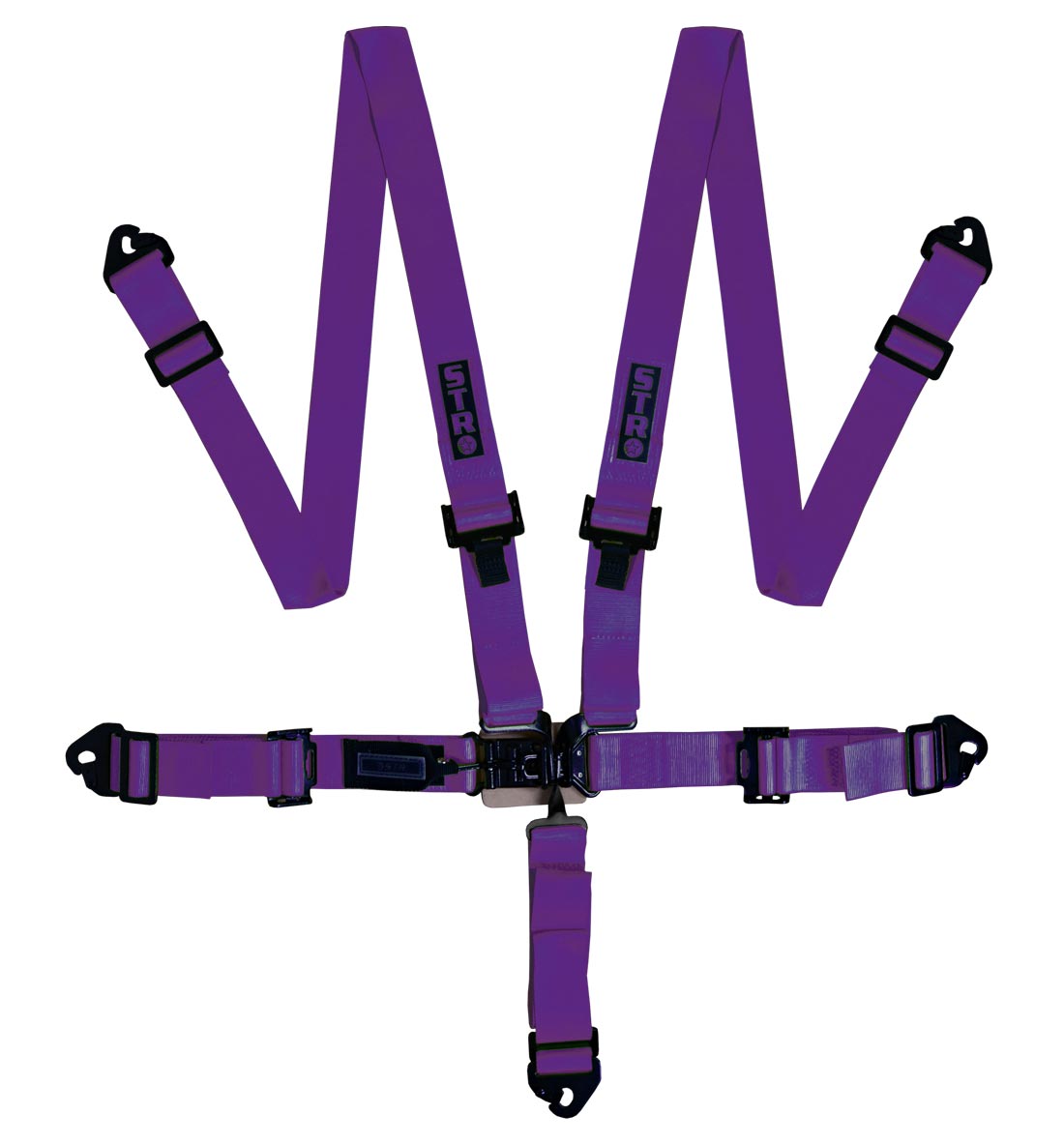 STR Ninja 2" Wide 5-Point Race Harness - Purple