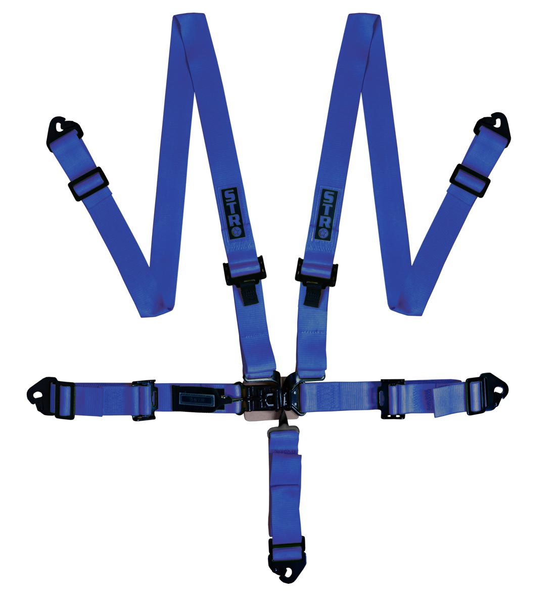 STR Ninja 2" Wide 5-Point Race Harness - Blue