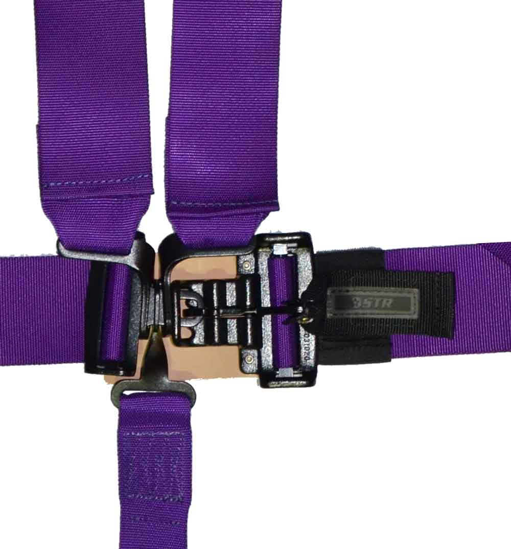 STR 5-Point NASCAR Latch Race Harness - Purple