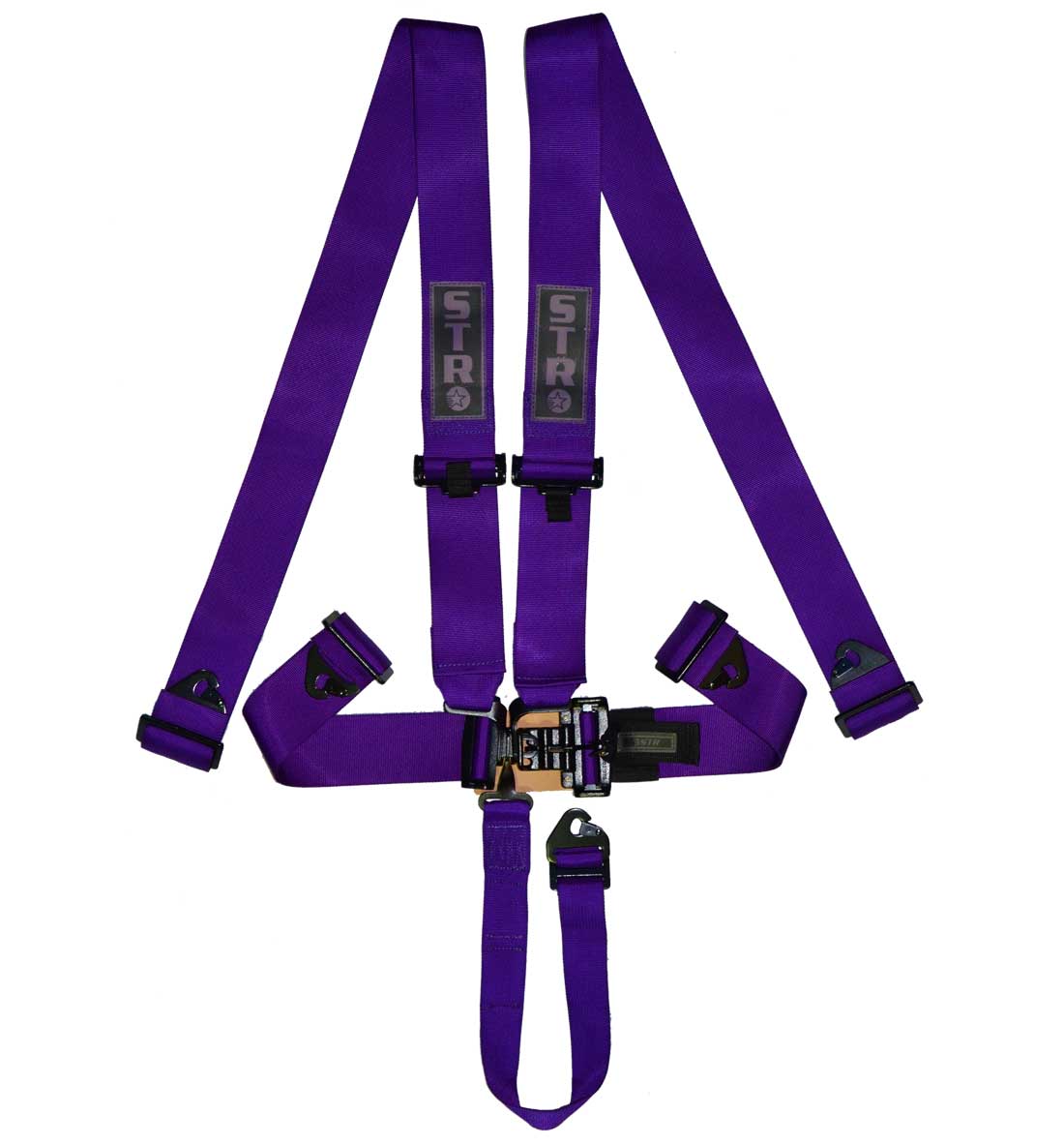 STR 5-Point NASCAR Latch Race Harness - Purple