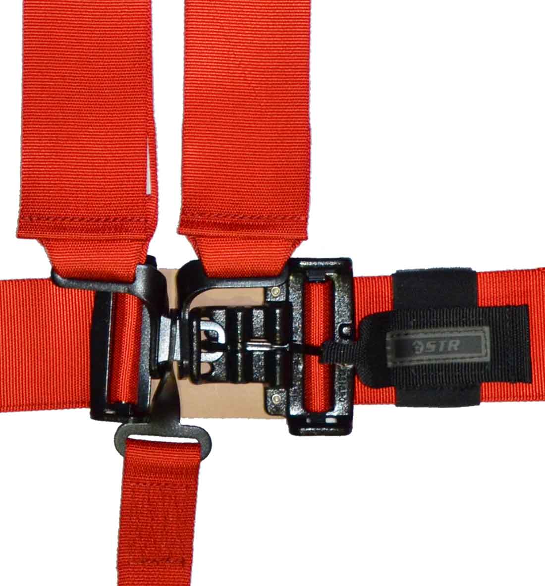 STR 5-Point NASCAR Latch Race Harness - Red