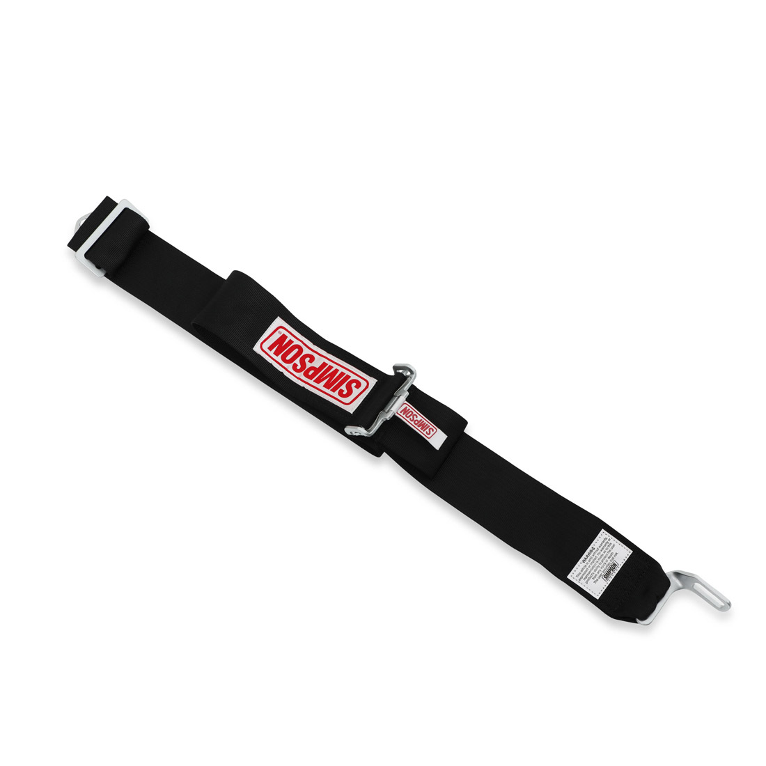 Simpson Racing 5-Point 3" Nascar Latch Belt - Black