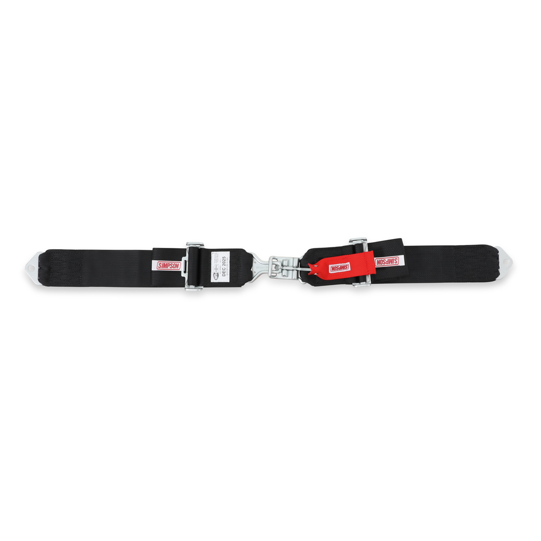 Simpson Racing 5-Point 3" Nascar Latch Belt - Black