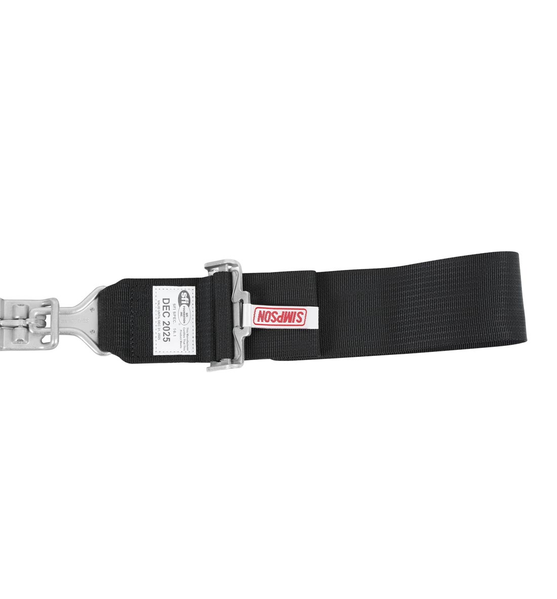 Simpson Racing 3" to 2"  Nascar Latch Belt - Black