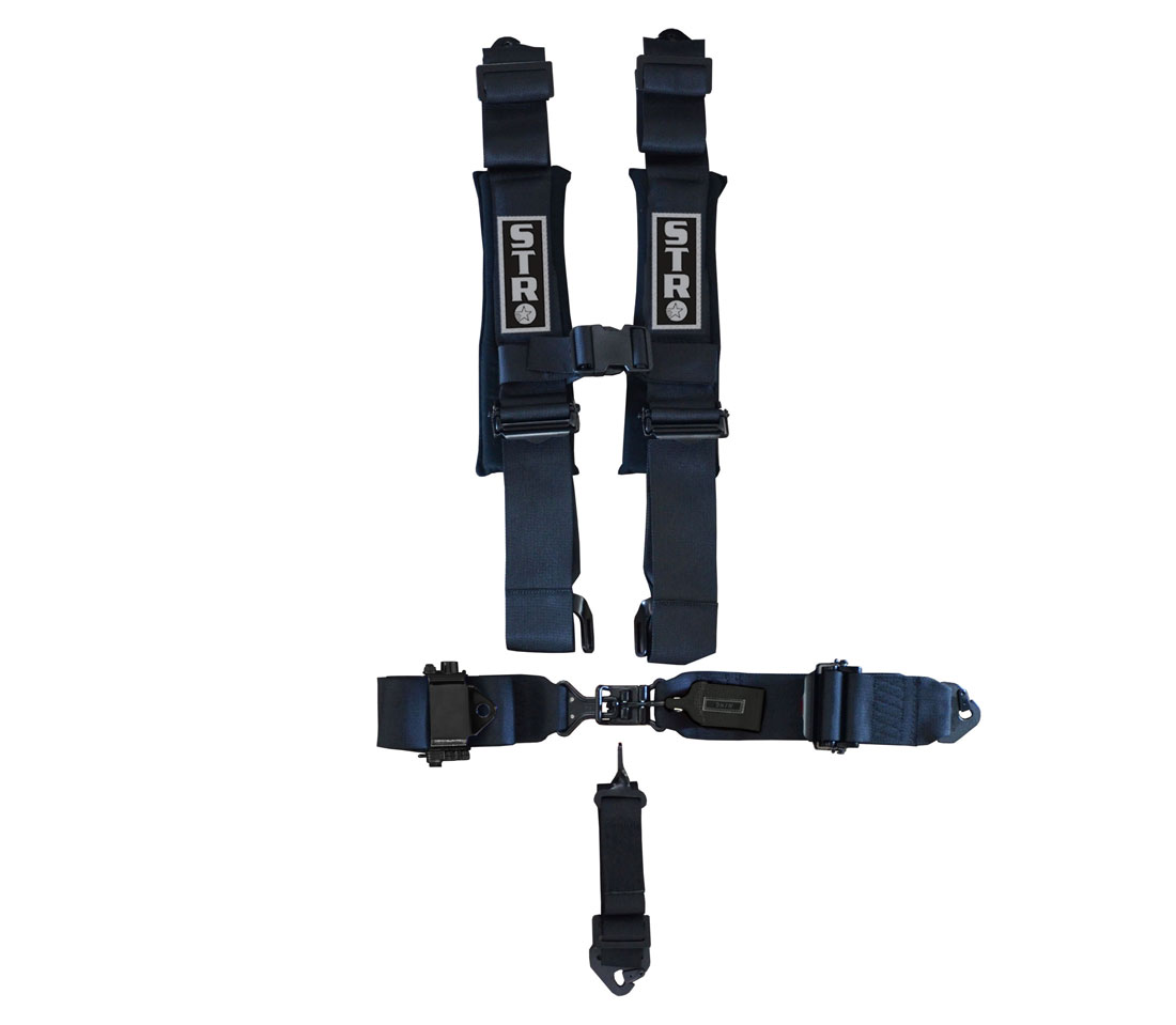 STR 5-Point Ratchet Race Harness - Black