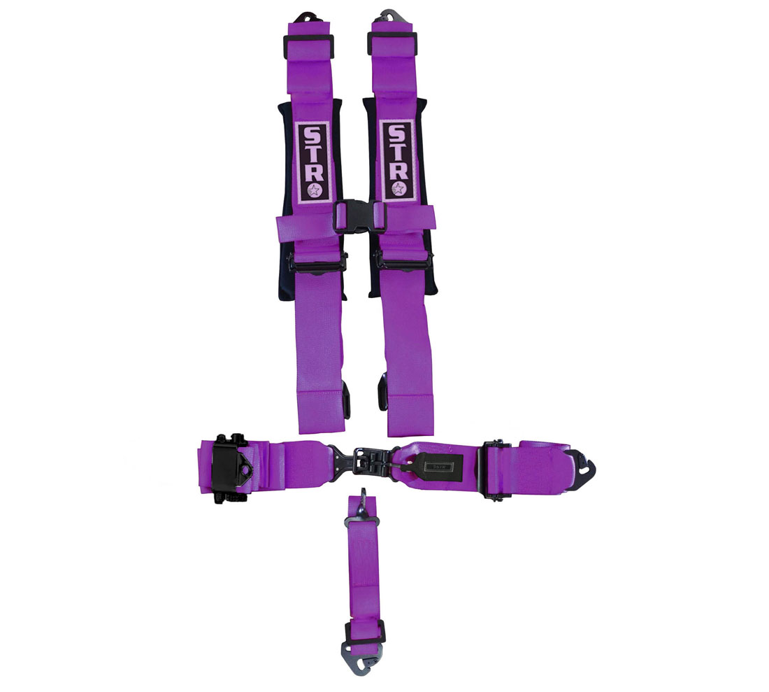 STR 5-Point Ratchet Race Harness - Purple