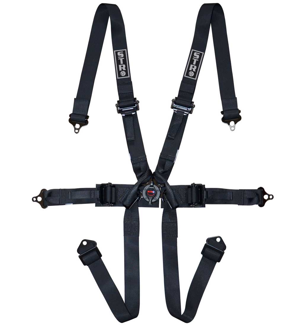 6pt Harness Set L&L Black SFI 712002RQP