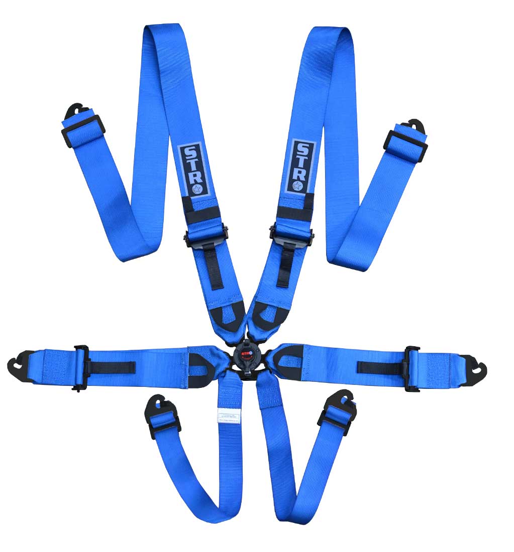 6-Point Race Harness 3" Straps (2029) - Blue