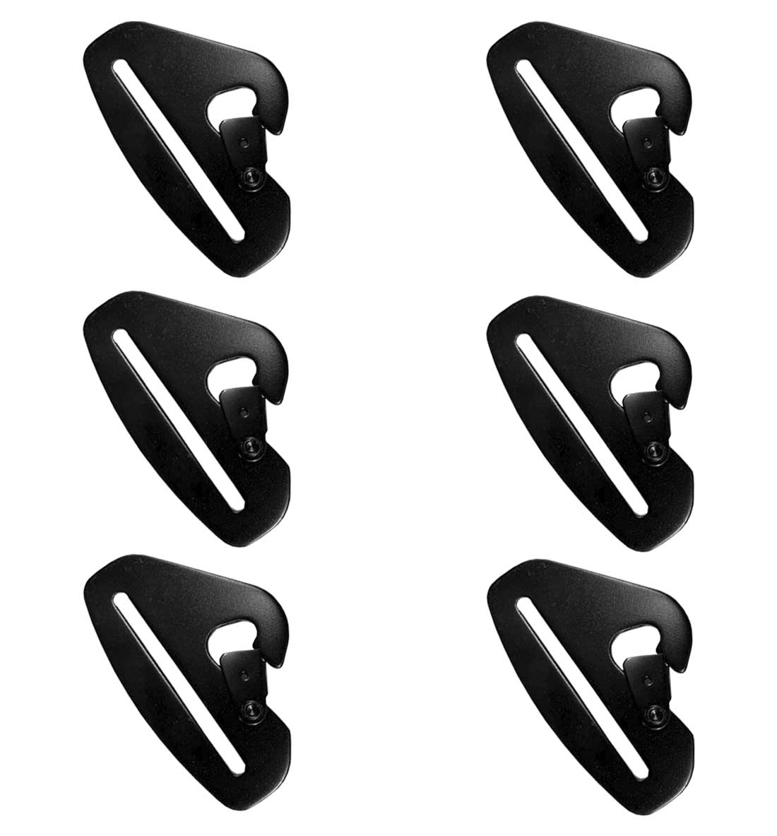 STR Snap Hook Harness Connection - 3" Black