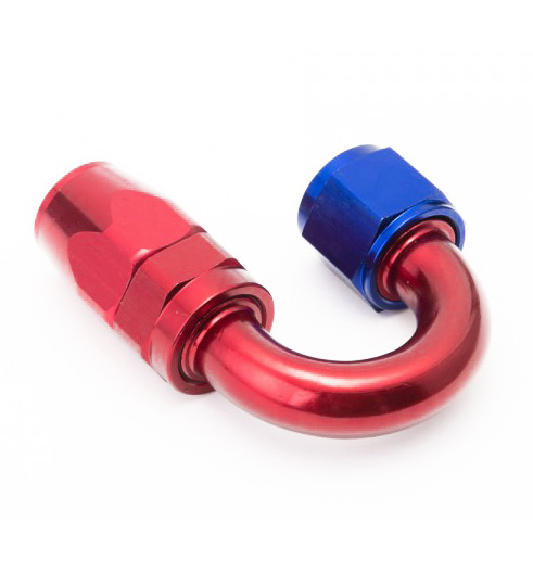 AN-10 High Performance Fuel Hose Fitting - 180 Degree