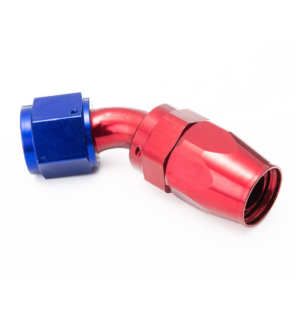AN-12 High Performance Fuel Hose Fitting - 45 Degree