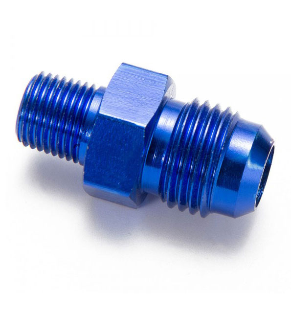 AN-6 to 1/8 NPT - Male-Male Flare Union Adaptor