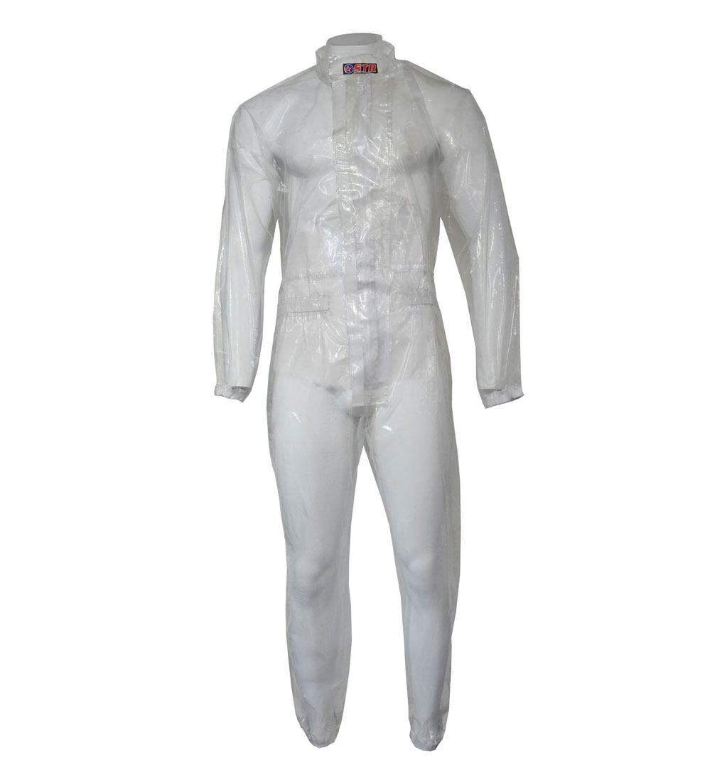 STR One Piece Rain Wet Suit Clear EU50 Available at McGill Motorsport