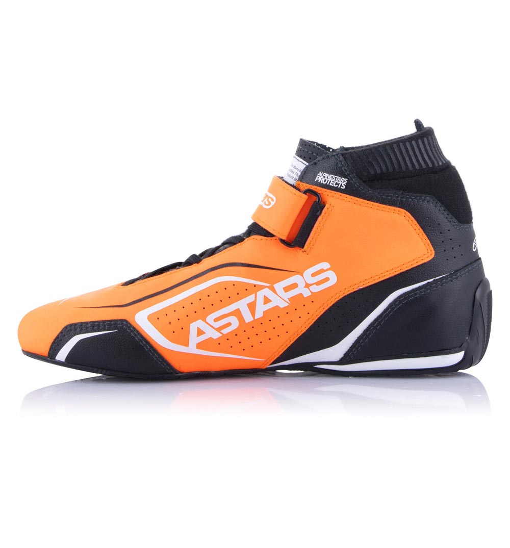 Alpinestars Tech-1 V3 Boots - Orange Fluo/Black/White