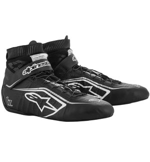Alpinestars Tech-1 Z V2 Boots - Black/White/Silver