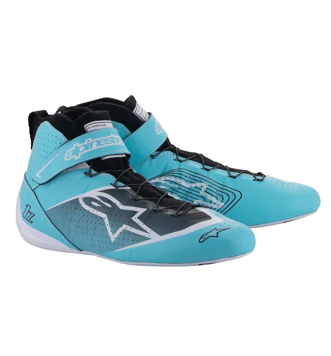 Alpinestars Tech-1 Z V3 Boot - Light Teal/White/Black