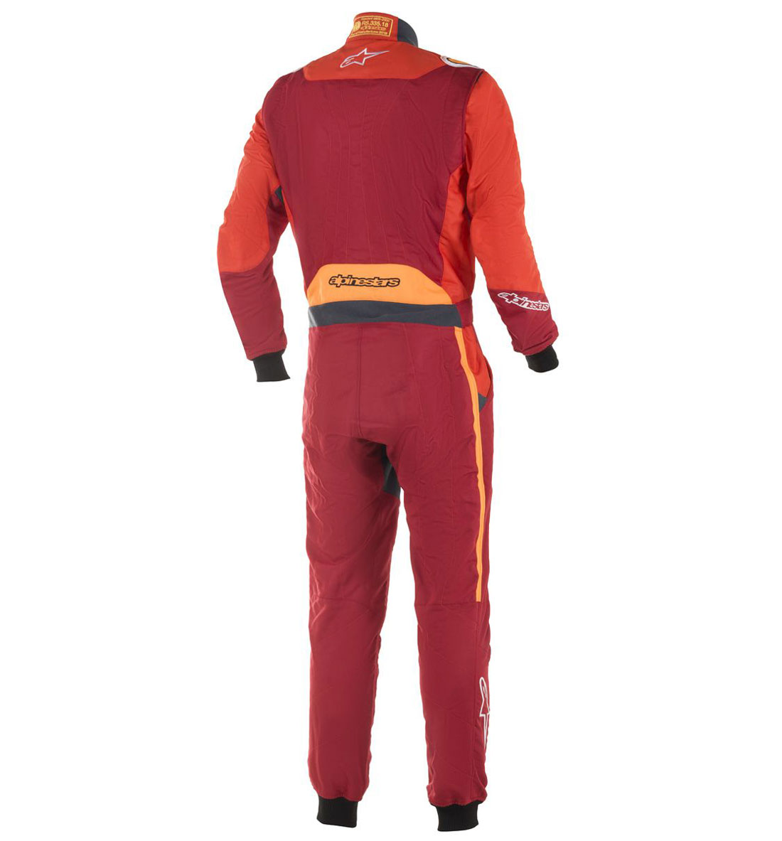 Alpinestars Youth GP Pro Comp Suit - Scarlet Red/Orange Fluo
