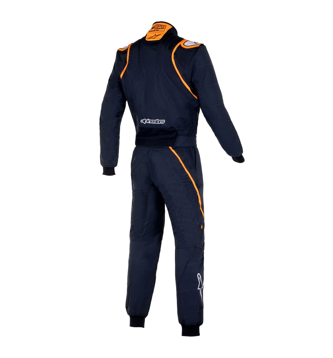 Alpinestars GP Race V2 Suit - 	Black/White/Orange Fluo