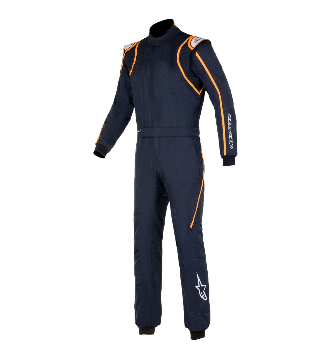 Alpinestars GP Race V2 Suit - 	Black/White/Orange Fluo