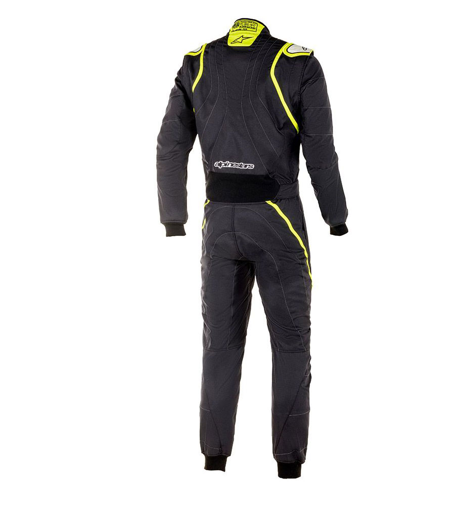Alpinestars GP Race V2 Suit - Black/Yellow Fluo