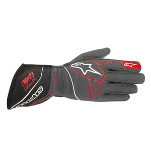 Alpinestars Tech-1 ZX Gloves - Anthracite/Black/Red