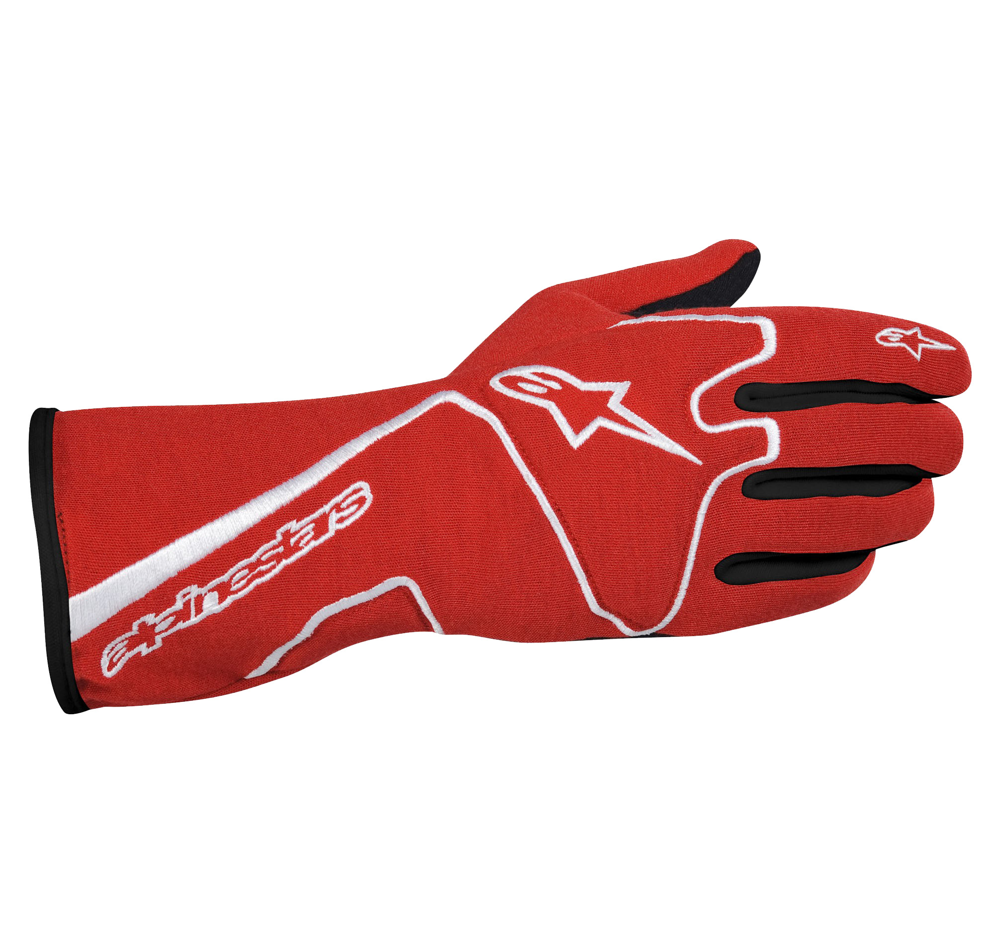 Alpinestars Tech 1 Race Gloves - Red/White