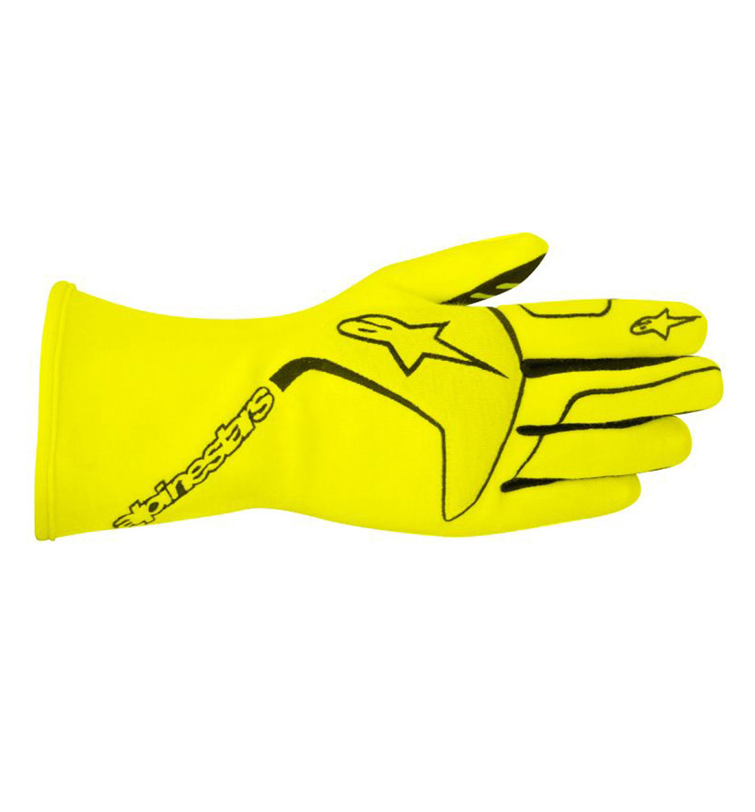 Alpinestars Tech 1 Race Gloves - Yellow Fluo/Black