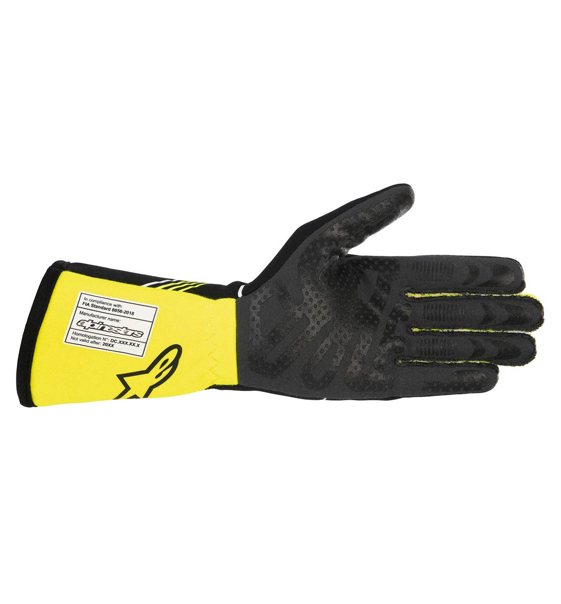 Alpinestars Tech-1 Race V3 Gloves - Black/Yellow Fluo