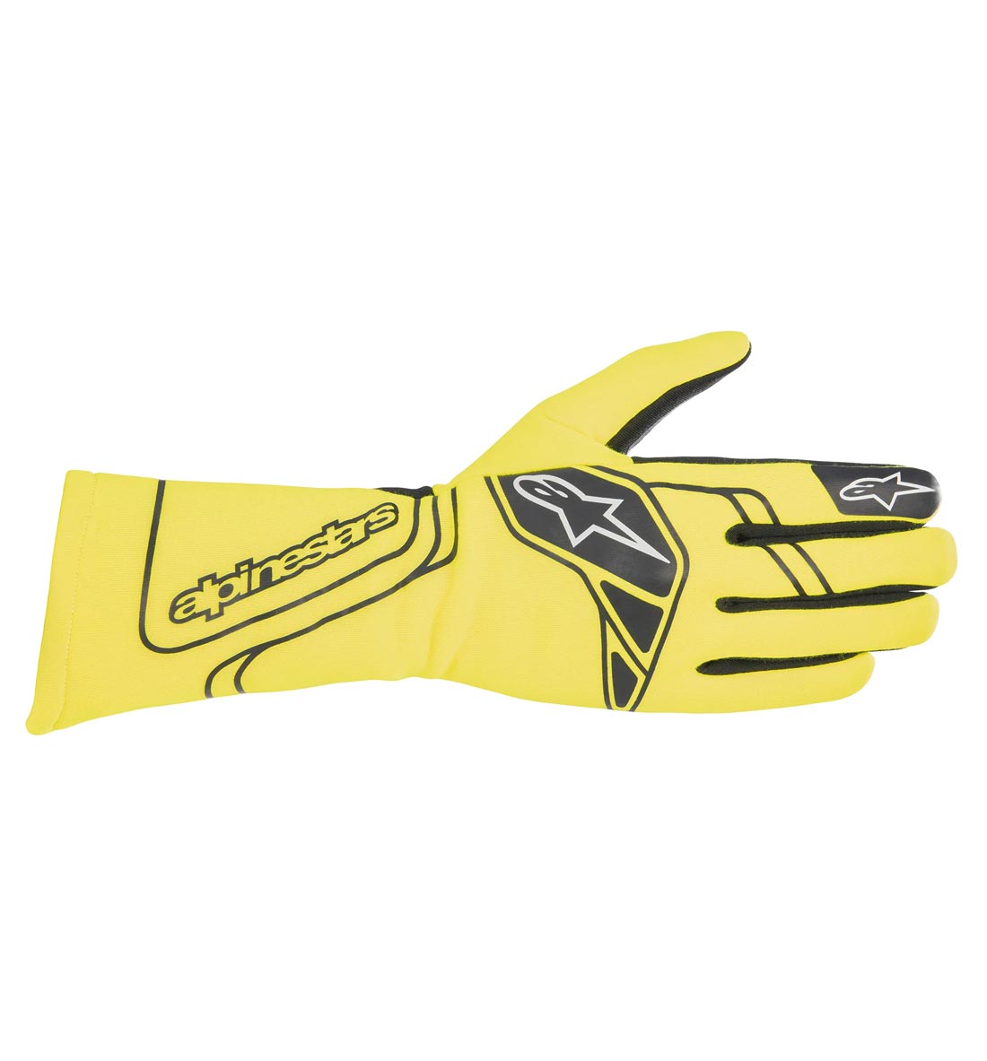 Alpinestars Tech-1 Start V3 Gloves - Yellow/Fluo