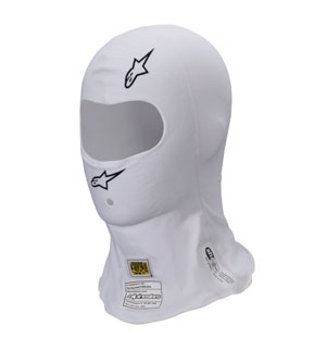 Alpinestars ZX EVO V2 FIA SFI Balaclava - White