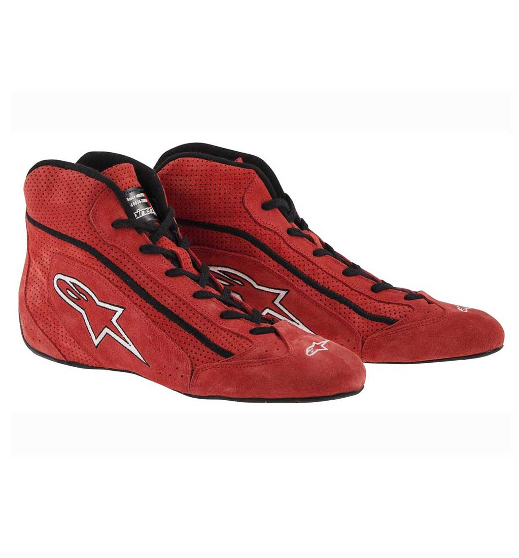 Alpinestars SP Race Shoe | FIA Approved | UK 12 EU47 | Red, 2710011- 30