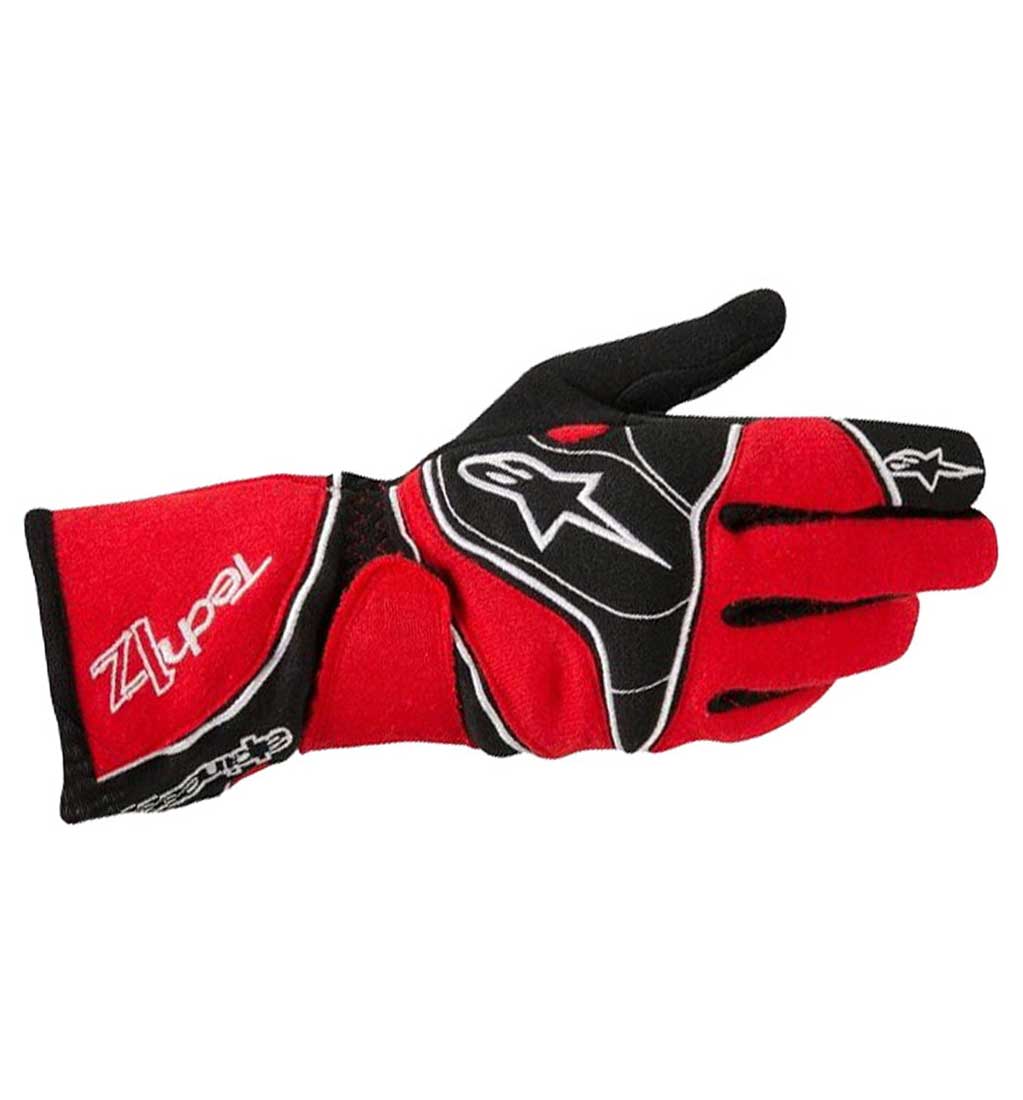 Alpinestars Tech 1-Z Gloves - Red/Black